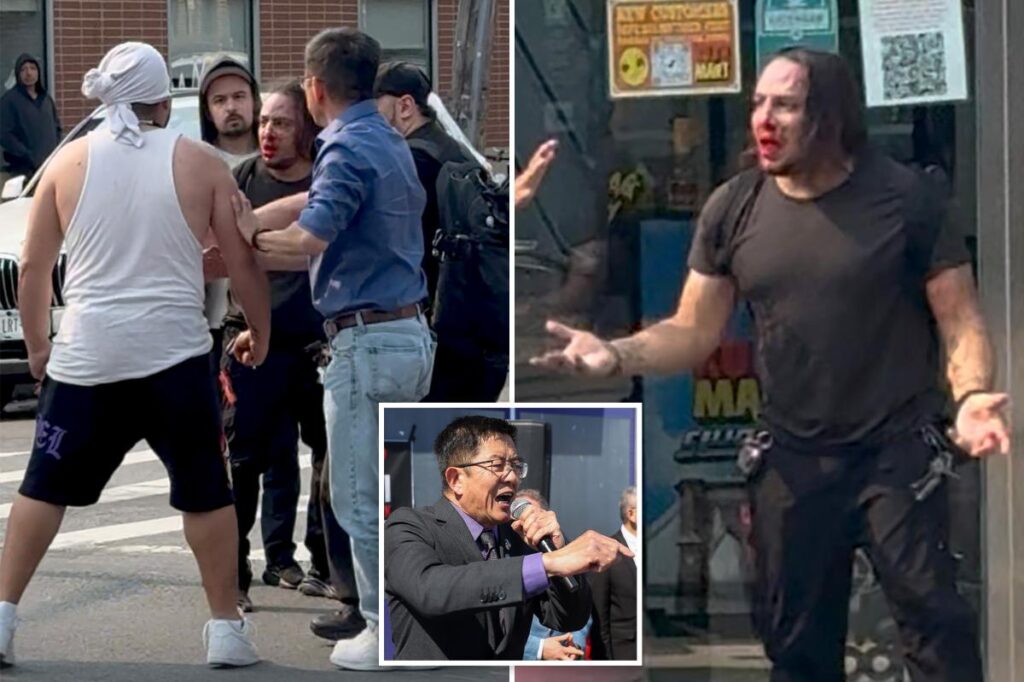 State senator fearlessly breaks up bloody NYC street fight: video
