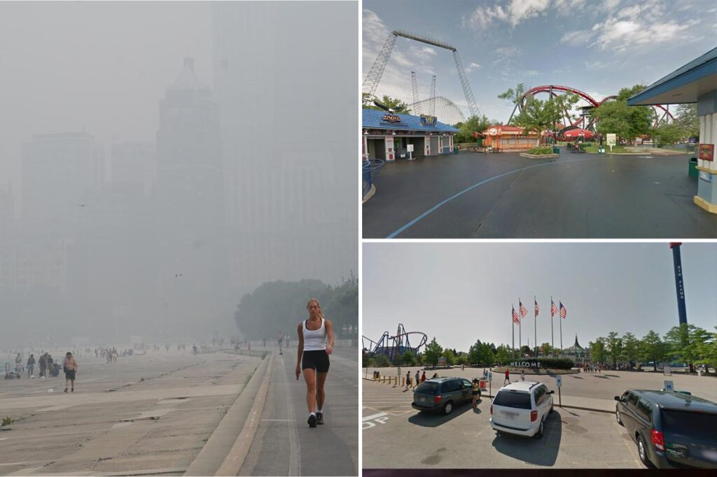 Six Flags Great America closes as Canadian wildfire smoke spreads across US Six Flags Great America closes as Canadian wildfire smoke spreads across US