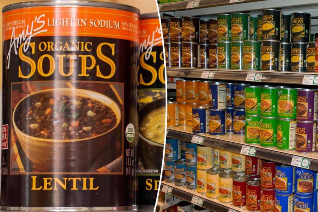 Amy’s Kitchen recalls more than 184K soup cans over spoilage concerns