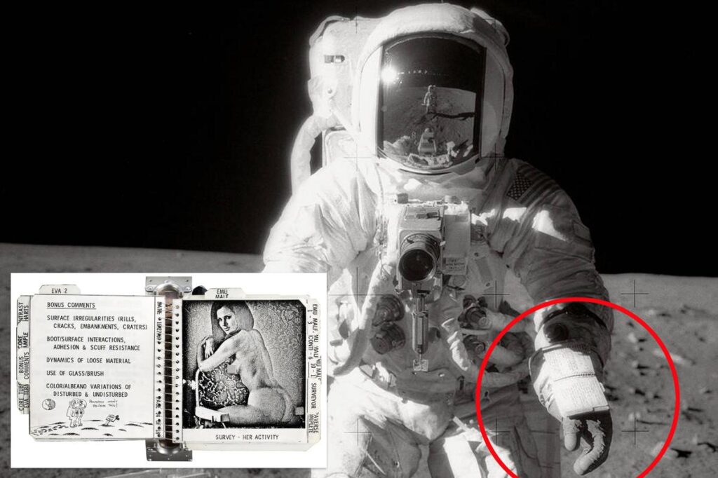 Saucy Playboy pictures taken to the Moon in 1969 sold for 0K Saucy Playboy pictures taken to the Moon in 1969 sold for 0K