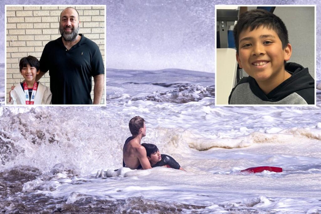 Alarming symptom 10-year-old boy told his dad after California lifeguard’s heroic rescue Alarming symptom 10-year-old boy told his dad after California lifeguard’s heroic rescue