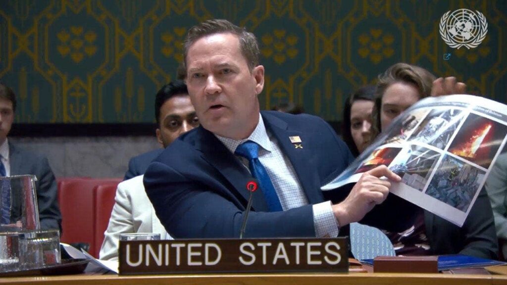 Waltz calls out Iranian diplomat at UN following drone strikes on Bahrain and Kuwait Waltz calls out Iranian diplomat at UN following drone strikes on Bahrain and Kuwait