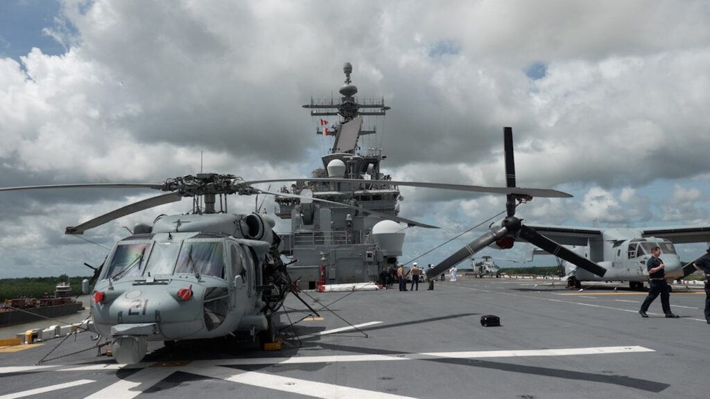 Navy suspends search for sailor who went missing when helicopter went down in Arabian Sea Navy suspends search for sailor who went missing when helicopter went down in Arabian Sea