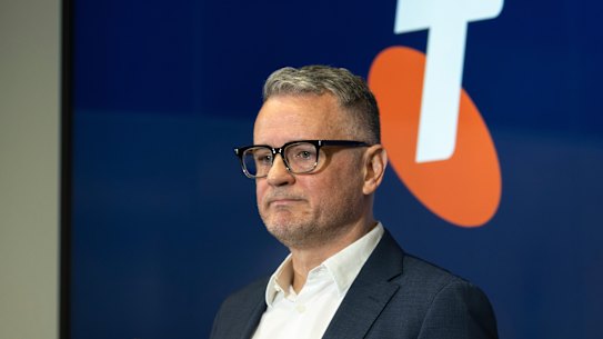 Telstra CFO Michael Ackland fronted the media amid the nationwide outages while his boss was on holidays.