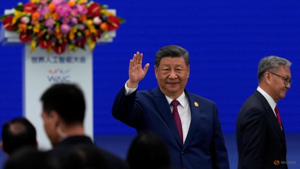 China’s Xi says AI should not be dominated by one country China’s Xi says AI should not be dominated by one country