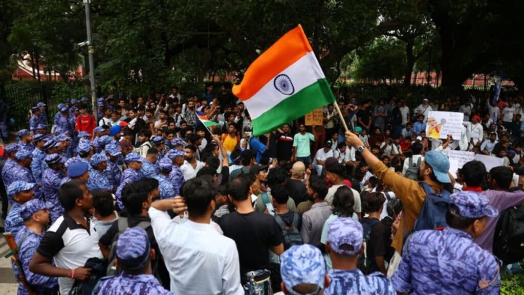 India’s cockroach movement supporters gather to march despite police ban India’s cockroach movement supporters gather to march despite police ban
