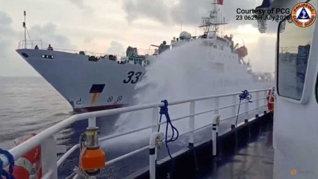 Philippines accuses China of using water cannon on its vessels for a second day Philippines accuses China of using water cannon on its vessels for a second day