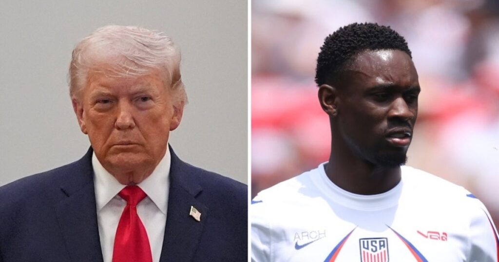 Can Donald Trump Intervene After Folarin Balogun’s Red Card? His Role in the Controversy Explained