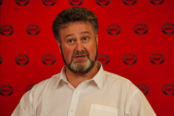 AEU state president Justin Mullaly says the Allan government shouldn’t have gone directly to teachers.