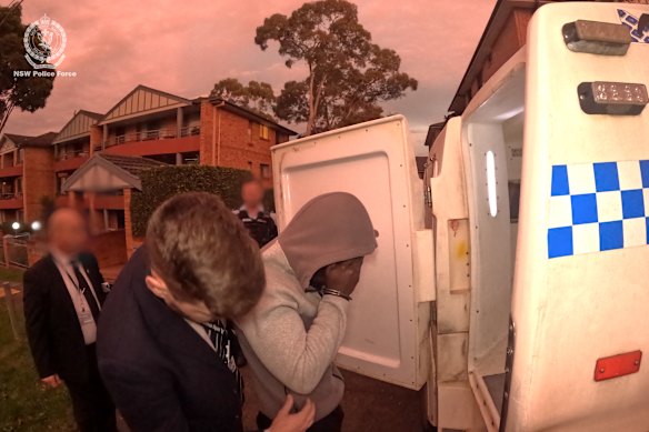 The two men were arrested when police raided a Yagoona unit on Wednesday.