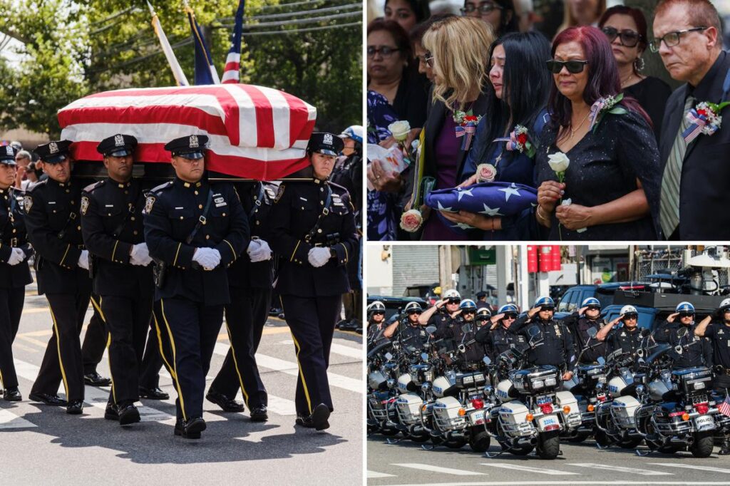 ‘Very loved’ Army hero Rampersad, who was killed in Iranian attack, laid to rest in front of hundreds of sobbing mourners in Queens