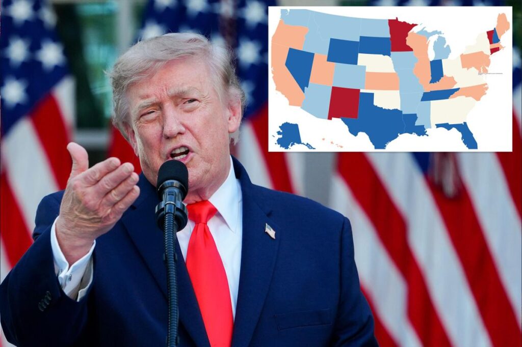 Dozens of Democrat-led states still taxing tips, overtime and Social Security a year after Trump’s One Big Beautiful Bill became law