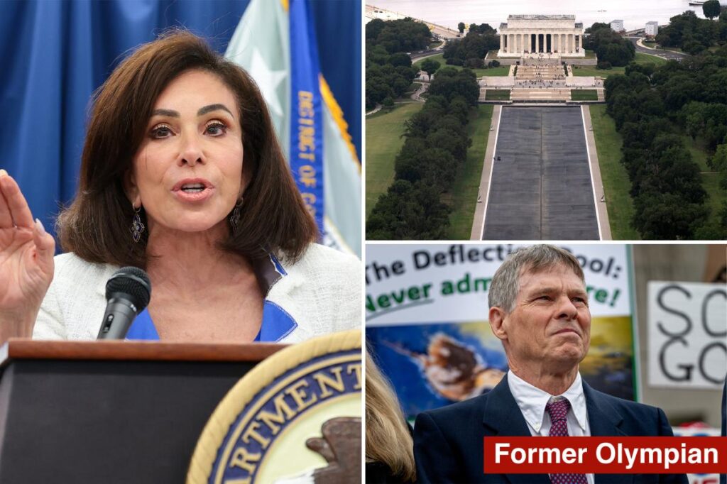 Jeanine Pirro seeks to drop charges against Olympian David Hearn, admits reflecting pool damage was ‘flawed installation’