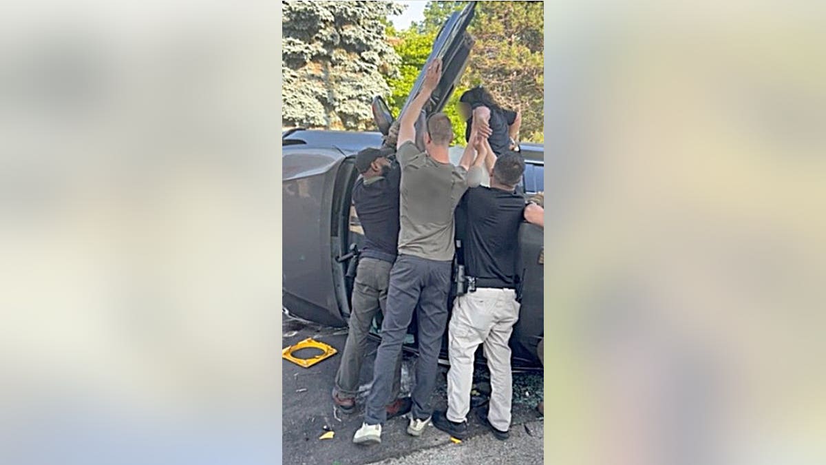 Milwaukee rollover with ICE