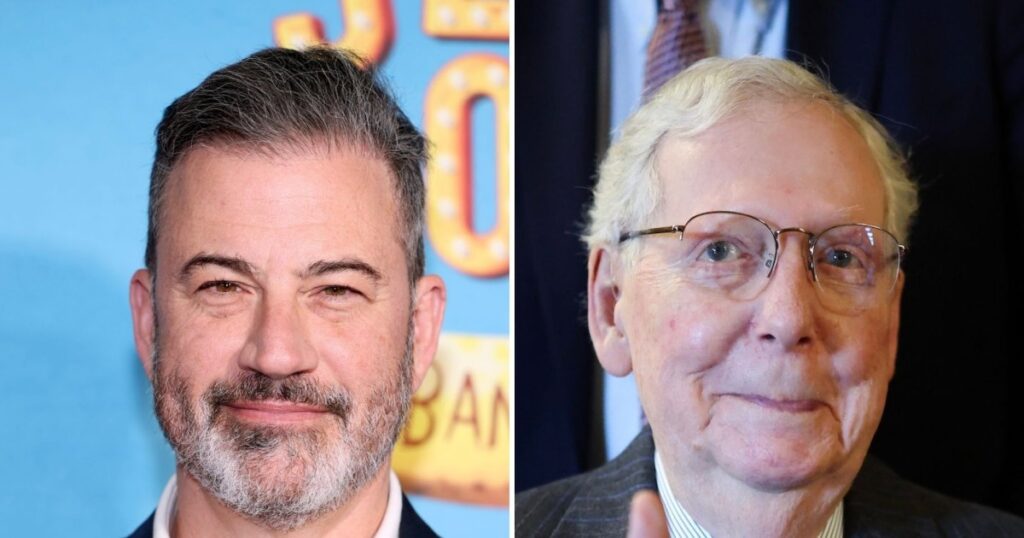 Jimmy Kimmel Pokes Fun at Mitch McConnell’s New Hospital Photo Amid Concerns Over Senator’s Health Jimmy Kimmel Pokes Fun at Mitch McConnell’s New Hospital Photo Amid Concerns Over Senator’s Health