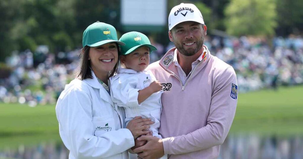 Golfer Sam Burns Reveals How Wife Caroline Convinced Him to Play in The Open After She Gave Birth Golfer Sam Burns Reveals How Wife Caroline Convinced Him to Play in The Open After She Gave Birth