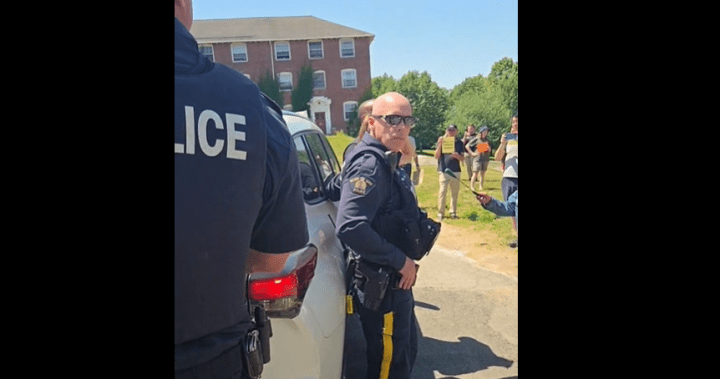 N.S. premier’s office says he was ‘swarmed by rioters,’ windshield smashed N.S. premier’s office says he was ‘swarmed by rioters,’ windshield smashed
