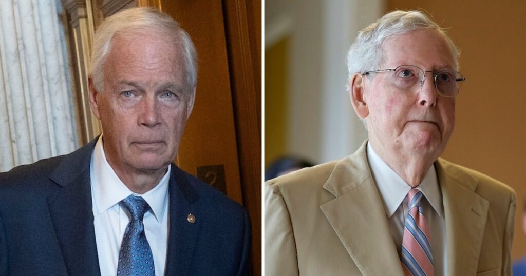 Sen. Ron Johnson Speculates Mitch McConnell’s ‘Proof of Life’ Hospital Photo Is an ‘Older’ Pic Sen. Ron Johnson Speculates Mitch McConnell’s ‘Proof of Life’ Hospital Photo Is an ‘Older’ Pic