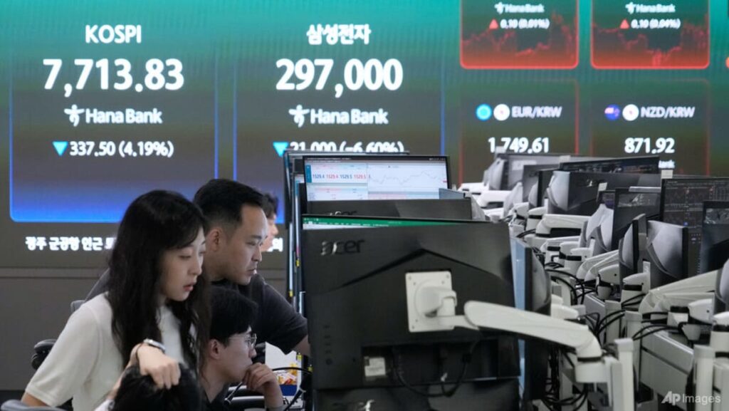 South Korea’s KOSPI tumbles 8%, triggering circuit breakers for sixth time this year South Korea’s KOSPI tumbles 8%, triggering circuit breakers for sixth time this year