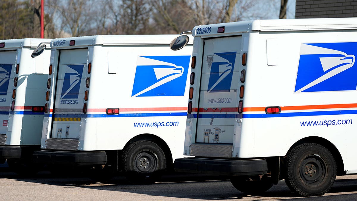 USPS trucks