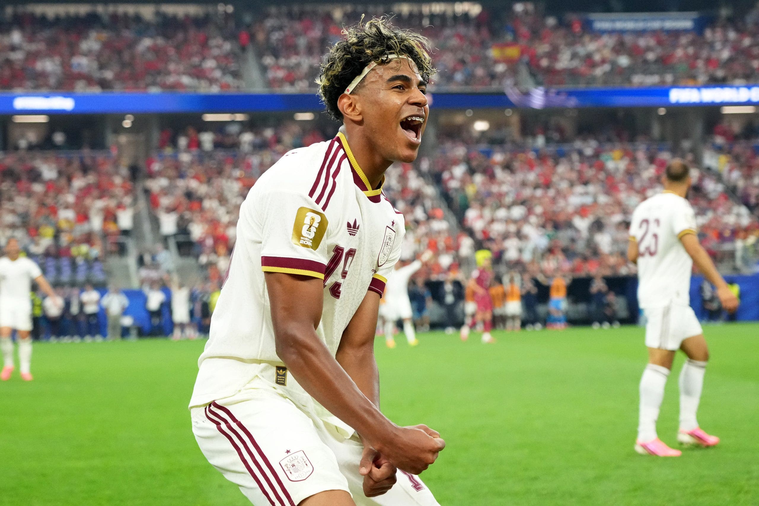 Lamine Yamal has only scored one goal in this tournament, but has constantly drawn attention from opposing players. (Photo by Koji Watanabe/Getty Images).