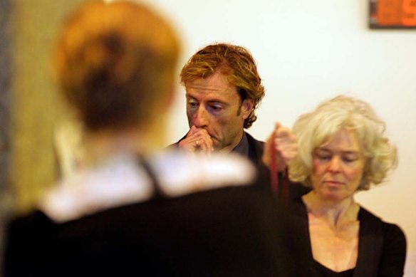 Keli Lane’s partner, Patrick Cogan,  at her sentencing in 2011.