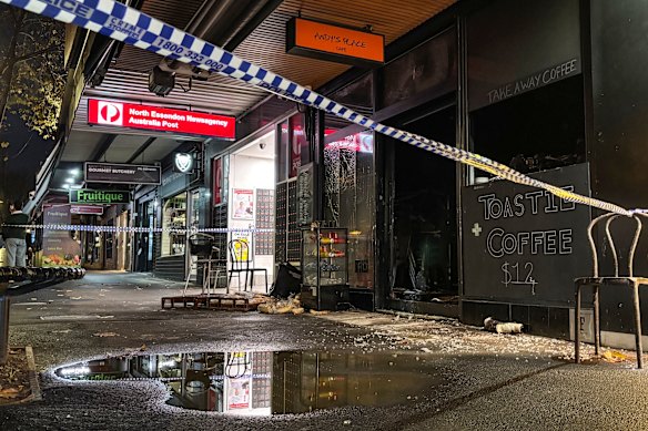 Police are investigating the cause of the blaze. 