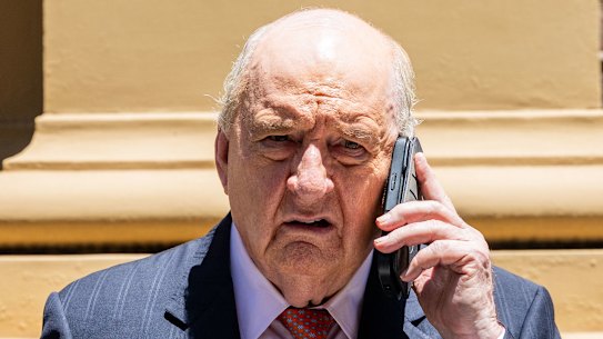 Former broadcaster Alan Jones, pictured in December, has denied all allegations against him.