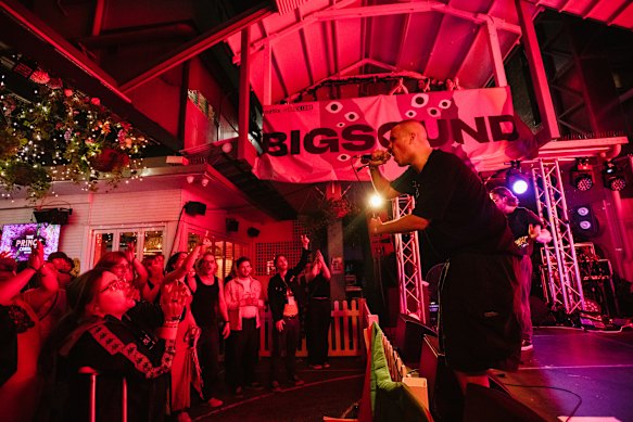 QMusic supports Bigsound – one of the southern hemisphere’s largest music showcases – held in Fortitude Valley annually.