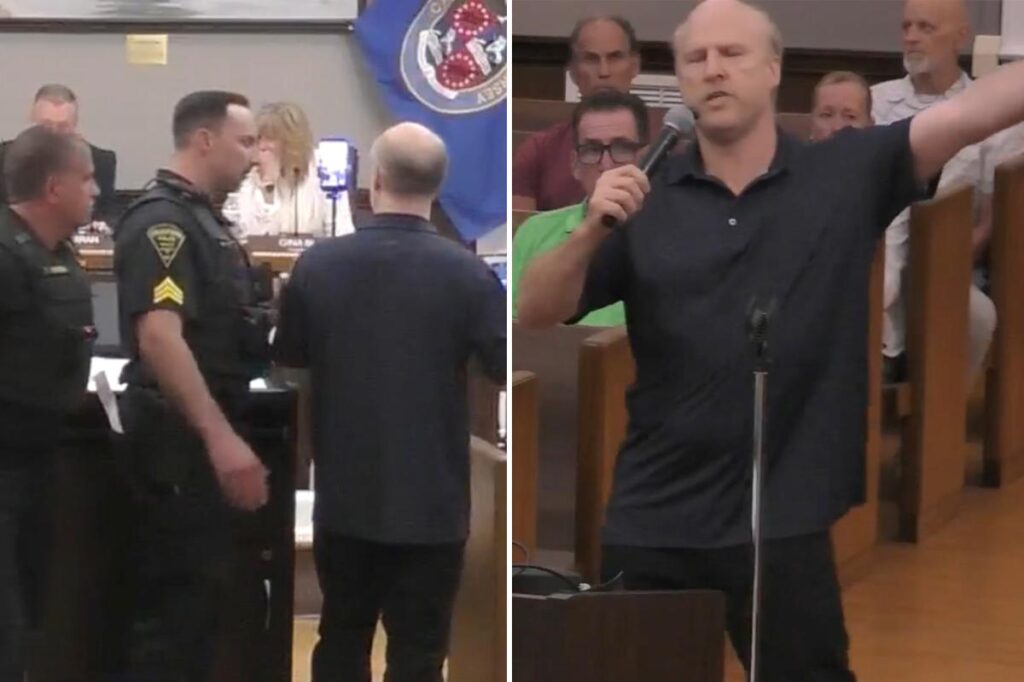 Failed NJ committee candidate and town hall menace strikes again – belting out Morrissey hit before his arrest for ‘disrupting meeting’