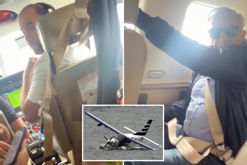Harrowing video captures moment inside seaplane as it crashes into NYC’s East river carrying 8 passengers Harrowing video captures moment inside seaplane as it crashes into NYC’s East river carrying 8 passengers