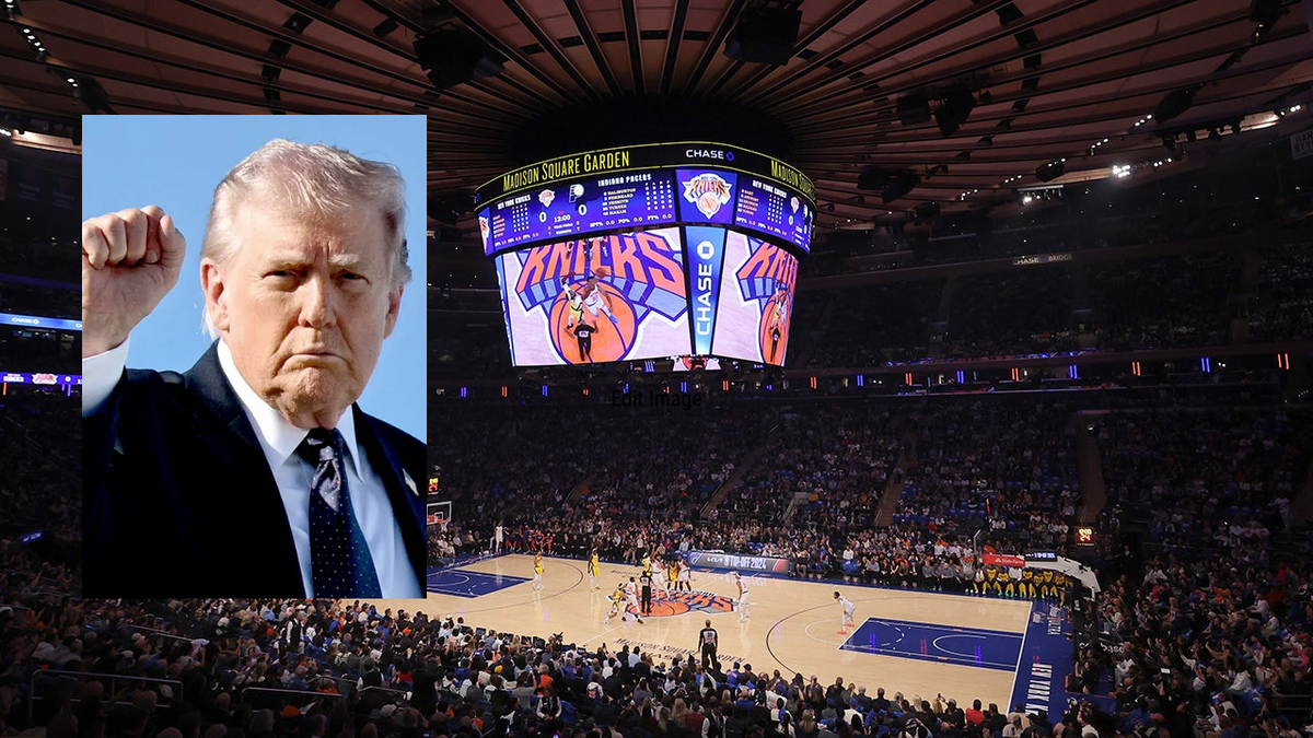 President Donald Trump and Madison Square Garden.
