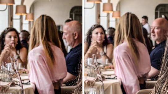 Patrons at Mimi’s were surprised to see a man they identified as Jeff Bezos and his wife Lauren Sanchez Bezos on Friday.