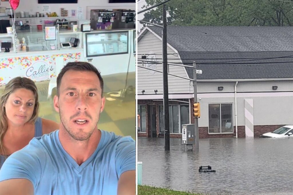 Family-owned NJ ice cream shop devastated by ravaging flash floods: ‘Water coming up to my feet’ Family-owned NJ ice cream shop devastated by ravaging flash floods: ‘Water coming up to my feet’