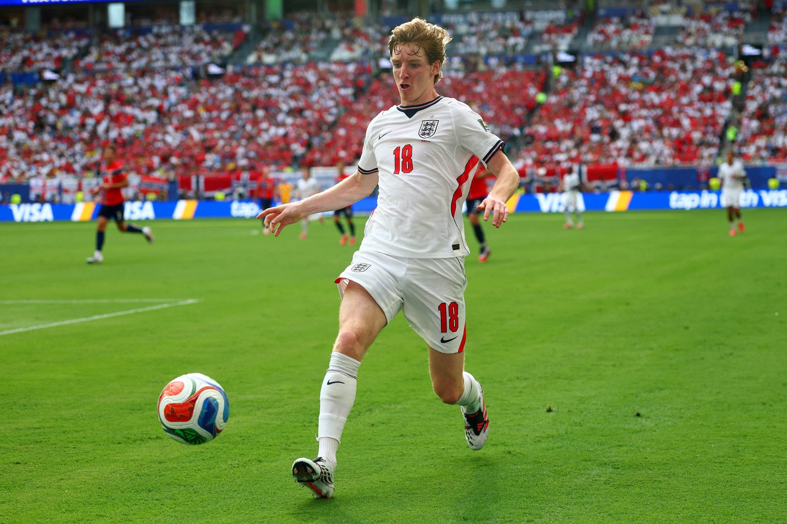 Anthony Gordon will help England attack the flanks. (Photo by Chris Brunskill/Fantasista/Getty Images)