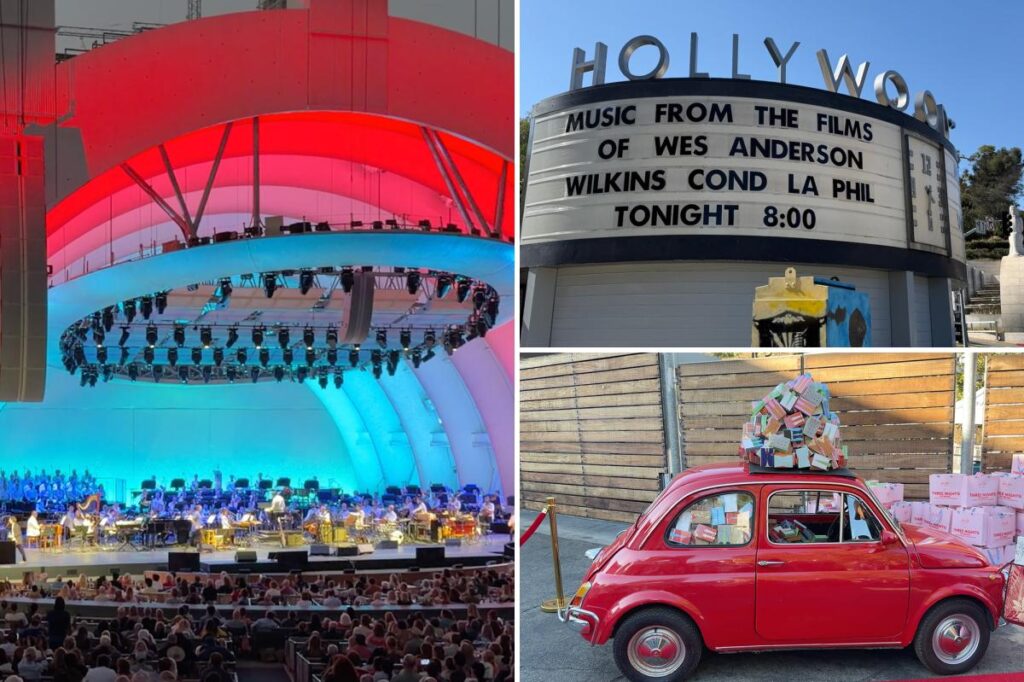 Inside the Hollywood Bowl’s whimsical Wes Anderson takeover Inside the Hollywood Bowl’s whimsical Wes Anderson takeover
