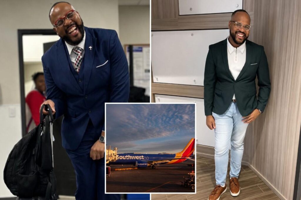 Southwest Airlines flight attendant Lorenzo Thompson arrested at work by ICE for allegedly overstaying visa since 2021 Southwest Airlines flight attendant Lorenzo Thompson arrested at work by ICE for allegedly overstaying visa since 2021