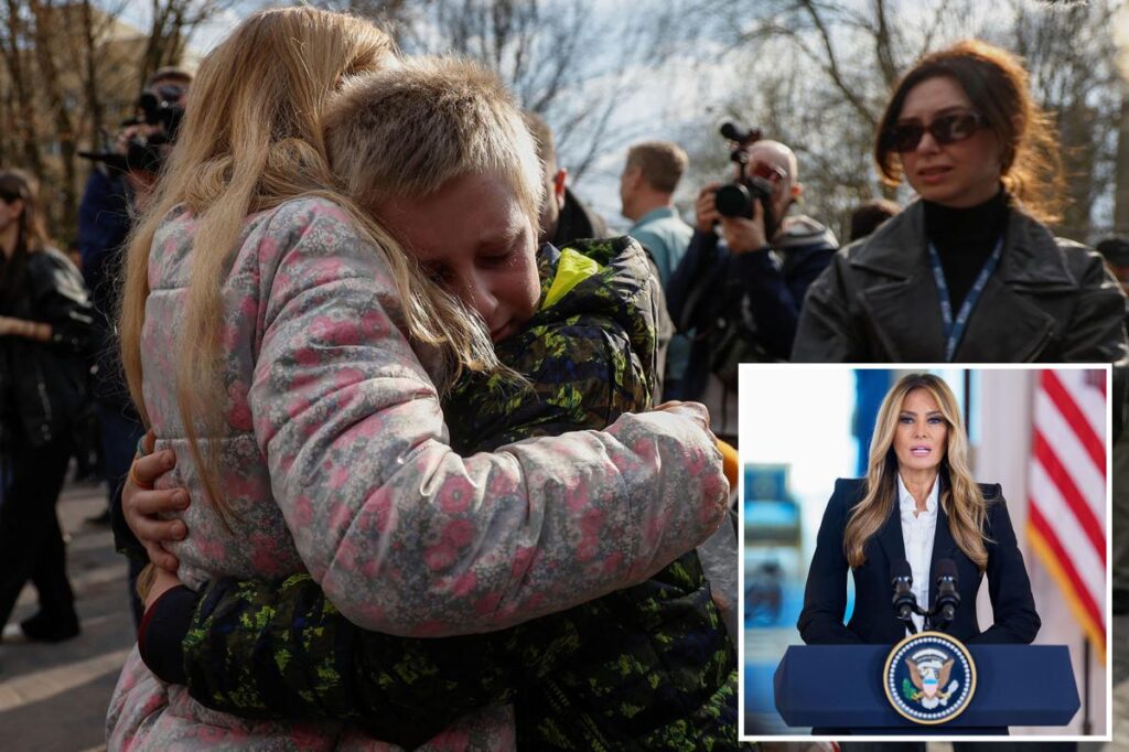 Five more Ukrainian, Russian kids reunited with their families, Melania Trump says Five more Ukrainian, Russian kids reunited with their families, Melania Trump says