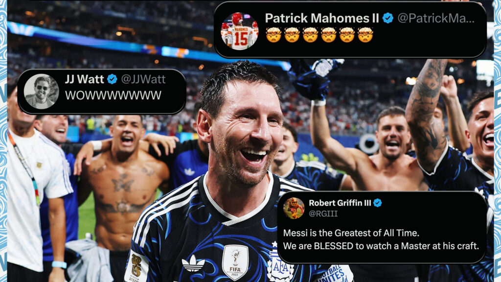 Sports World Reacts To Argentina’s Comeback Win vs. England In World Cup Semis