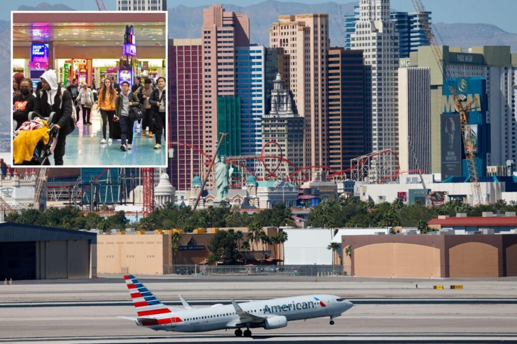Las Vegas airport in chaos as extreme heat forces pilots to leave passengers behind