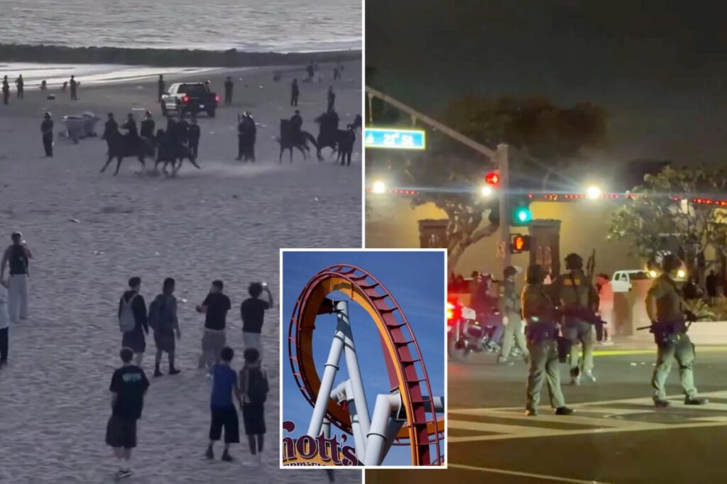 Lawless teen takeover targets iconic SoCal amusement park as cops issue warning Lawless teen takeover targets iconic SoCal amusement park as cops issue warning