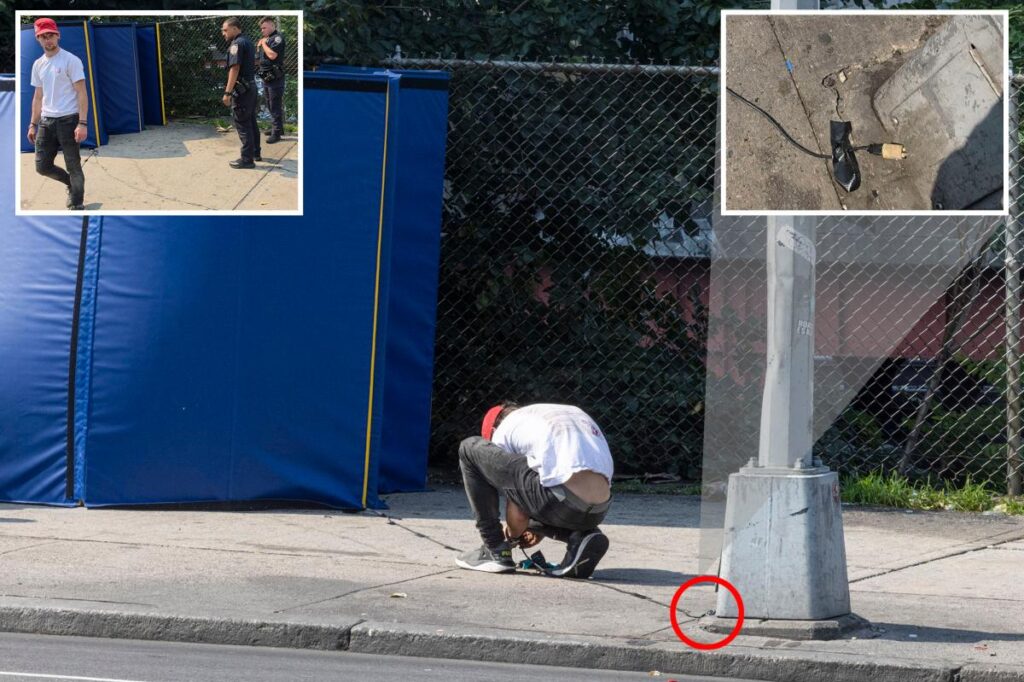 Vagrants wire NYC’s growing Intrepid Museum homeless camp with electricity, forcing cops to step in Vagrants wire NYC’s growing Intrepid Museum homeless camp with electricity, forcing cops to step in