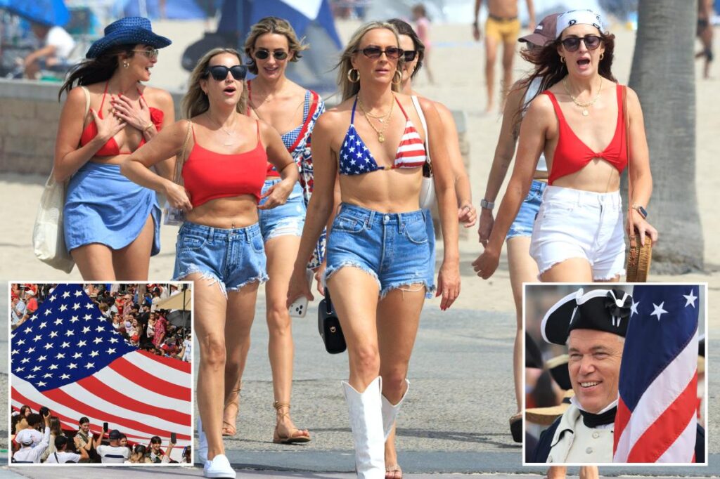MAGA hats and giant US flags: inside California’s biggest 4th of July blowout MAGA hats and giant US flags: inside California’s biggest 4th of July blowout