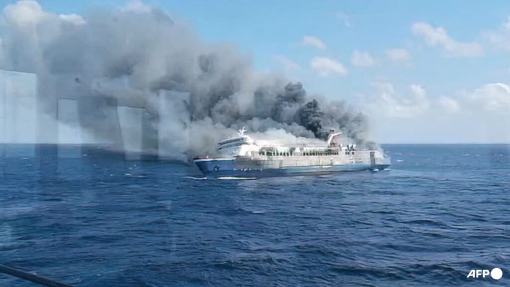 Five dead, 41 missing in Indonesia ferry fire Five dead, 41 missing in Indonesia ferry fire