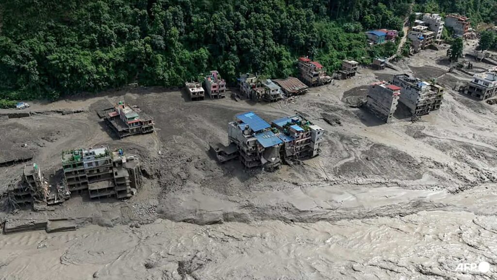 Over 380 missing, including tourists, after flash flood on Nepal-Tibet border kills at least 22