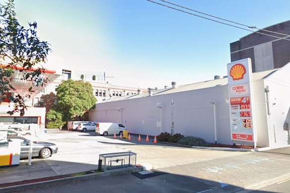 A Google StreetView image of the site from 2022.
