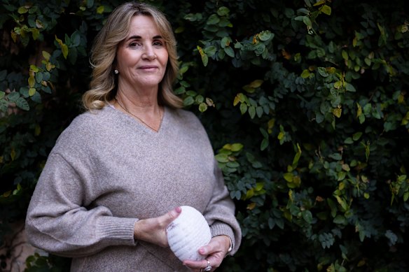 ‘I wanted to help’: Katrina Taylor, a participant in a clinical trial for 3D-printed breast scaffolds.