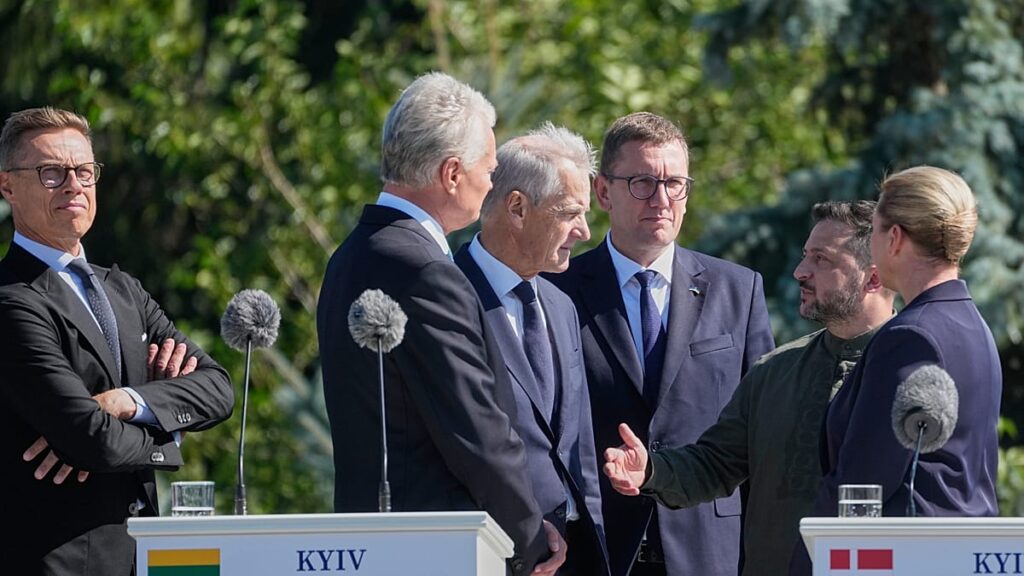 Western leaders arrive in Kyiv as Ukraine sets sights on Russia’s Ozon