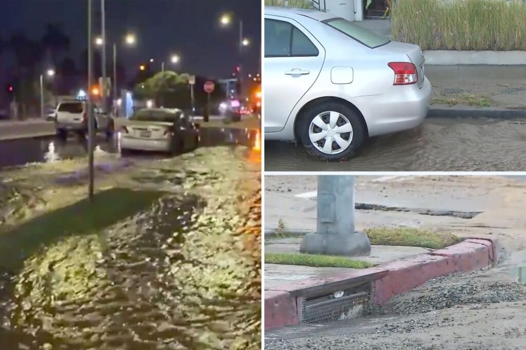Another Los Angeles water pipe rupture wreaks havoc on Beverly Grove Another Los Angeles water pipe rupture wreaks havoc on Beverly Grove