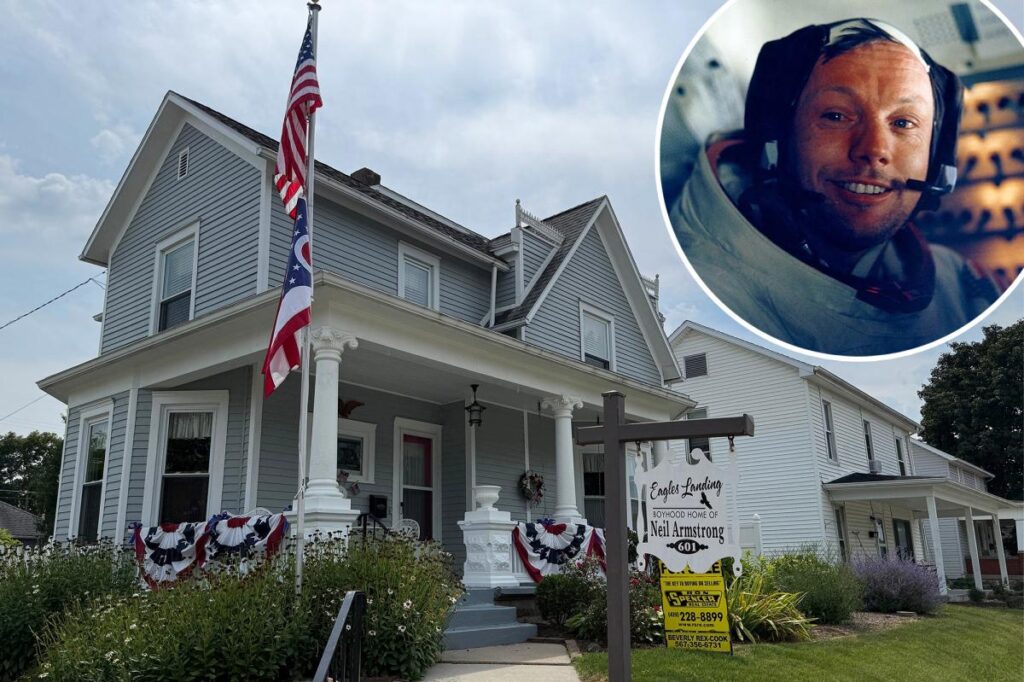 Inside Neil Armstrong’s boyhood home: Atrounaut’s house for sale for first time in nearly 40 years